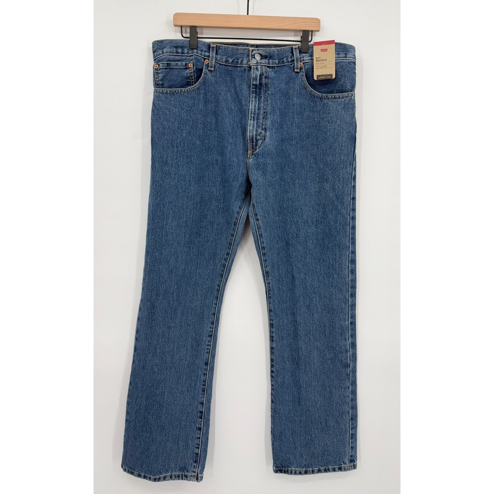 Levis 517 Jeans Mens 38x32 Blue Bootcut Denim Pants NEW